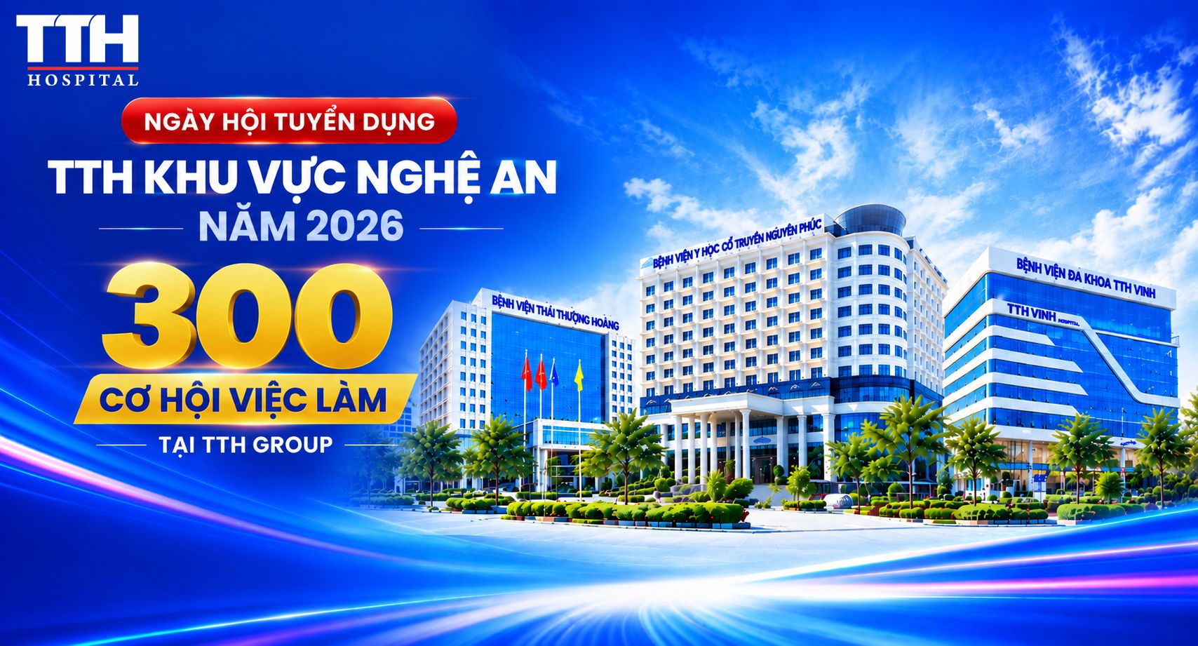 300 CƠ HỘI VIỆC LÀM TẠI NGÀY HỘI TUYỂN DỤNG TTH KHU VỰC NGHỆ AN NĂM 2026